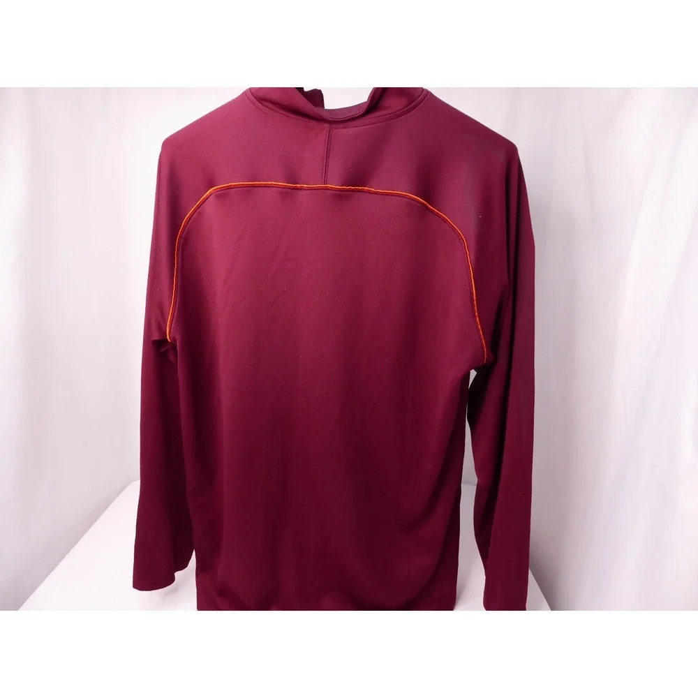 Nike Fit TEAM VT Virginia Tech Hokies Athletic Pull Over Long Sleeved Medium
